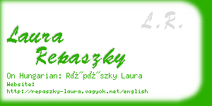 laura repaszky business card